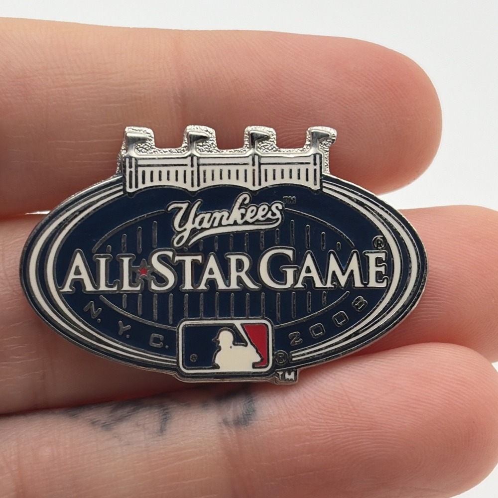 MLB Baseball New York Yankees All Star Game 2008 Lapel Hat Pin